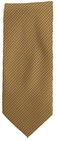 Basic Ties Klassische Krawatte Polyester Gold 9 cm