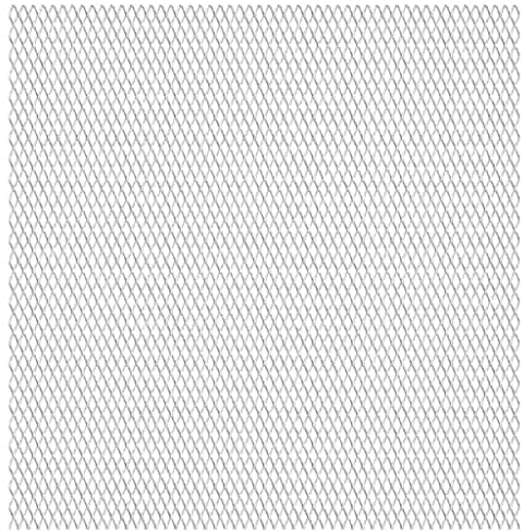 vidaXL Panneau de Grillage de Jardin Eventail d'Application Erection de Clôture Création d'Enclos Volière Réparation Acier Inoxydable 100x85 cm