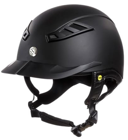 Back on Track Reithelm EQ3 Lynx Smooth top schwarz, blau oder braun (schwarz, S (50-53 cm))
