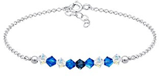 Elli Armband Kinder Beads Rosa mit Kristallen in 925 Sterling Silber