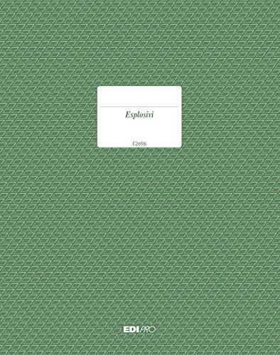Edipro E2696 Registro de carga de descarga de explosivos 47 páginas numeradas F.To 31 x 24.5