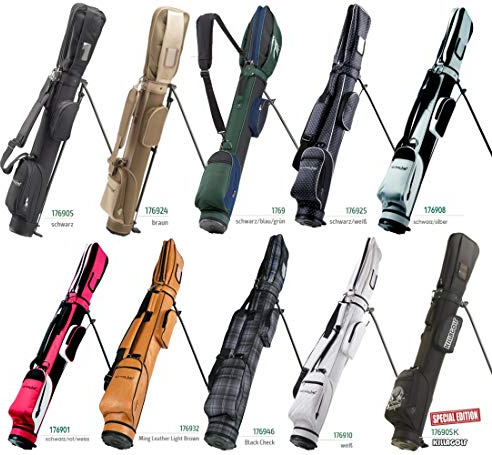 - Sunday - Stand-und Tragebag | mit Standfüßen | optimales Range- und Reisebag | Standbag | für bis zu 8 Schläger | 1 Pack Killagolf©-Tees Free
