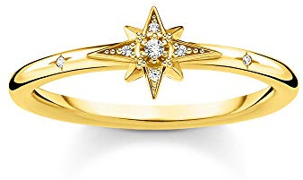 THOMAS SABO Ring Stern mit Steinen 925 Sterling Silber TR2317