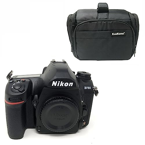 KamKorda Camera Bag + D780 DSLR Camera, 24.5MP FX-Format BSI CMOS Sensor, EXPEED 6 Image Processing Engine, UHD 4K Video, Built-In Wi-Fi and Bluetooth + 2 Year Warranty