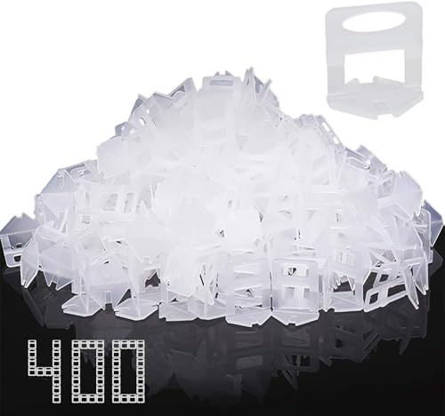 Sistema Di Livellamento Delle Piastrelle, 400 pezzi 3 mm Distanziatori per Piastrelle, Aiuto Installazione per Piastrelle per Livellamento Del Pavimento