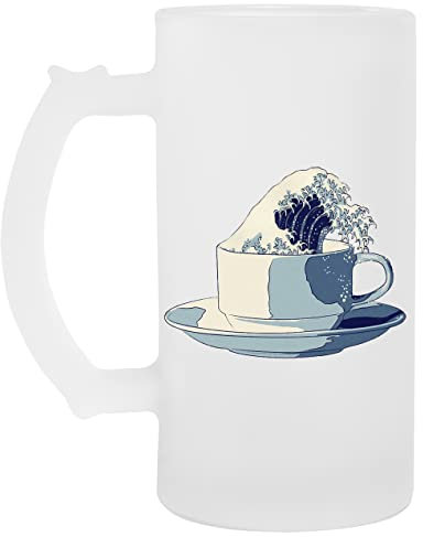 Sturm Im Ein Teetasse Glas Bier Becher Tasse Glass Beer Mug Cup