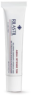 Rilastil - Aqua Intense 72 horas, Gel-Crema Facial Hidratante Intensivo, con Ácido Hialurónico, HydraBoost y Ceramidas, para Todo Tipo de Pieles, Incluso Sensibles, Testado Dermatológicamente - 40 ml