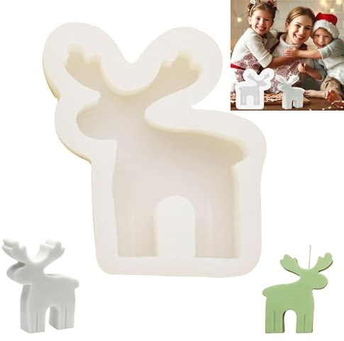 DMOYS Silikonformen Gießformen, Silikonform Weihnachten, 3D Silikonformen Gießformen Weihnachten, DIY Silikonform Kerzen, silicone mold candles, Christmas tree for scented candles making accessories