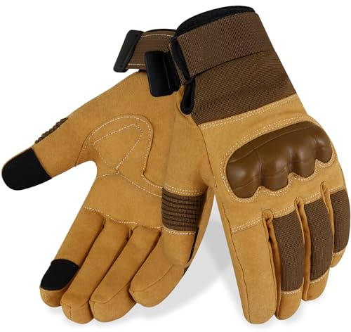 WFX Premium Winter Motorbike Gloves Windproof Full Finger Touchscreen Protective Motorcycle Gloves for ATV Riding Road Racing Motocross Cycling Hunting Climbing BMX MTB Outdoor Sports