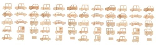 HOMSFOU 60 Pièces Cartes De Croissance De Signes De Jalon De en Bois Cartes De Jalon De Jalon du Mois De De Fille pour Garçons Cartes Mensuelles De Jalon