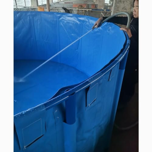 Piscina con accumulo d'Acqua, Piscina Esterna Alta 4 Piedi, Piscina Fuori Terra Rotonda in PVC per Giardino, terrazza, Patio, Serbatoio Pieghevole, capacità 250-3980 galloni (2X1,2 M - 3768