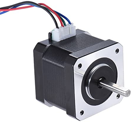 Nema 17 Schrittmotor, 42 * 42 * 38mm, 10 Stück mit 5 x10 pcs Nema 17 Stepper Stepping Motor Drive Control 2 Phase 1.8 Degree 0.9A 0.4N.M 3D Drucker / CNC Zubehör Ersatz (1 Stück)
