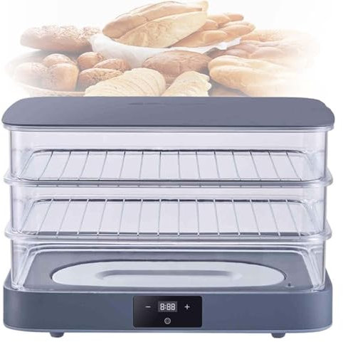 DPLXQPP Caja De Fermentación De Masa,Caja Profesional De Prueba De Pan,40l con Temperatura Ajustable,Tiempo,Fermentación Uniforme para Uso Doméstico