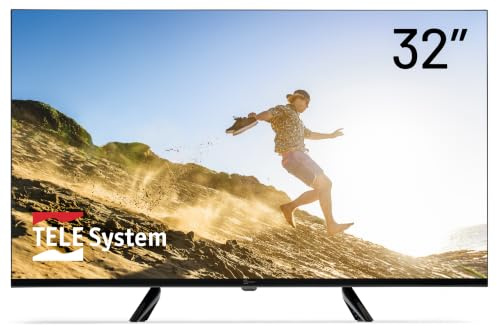 TELE System TV 32 HD | DVB-T2/S2 | tivùsat | Hotel Mode | Frameless
