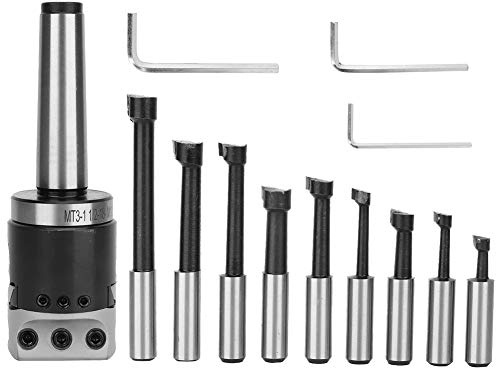 RiToEasysports Cabeza Plana Universal de Acero Al Carbono F1 de Alta Precisión para Taladro de Plantilla 1-1/2-18unf para Fresado CNC