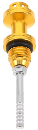 SHERCHPRY Varilla Medición Aceite Moto Aluminio Aleación Indicador Preciso Compatible Múltiples Modelos Fácil Instalación Repuesto Motorbike Oil Dipstick