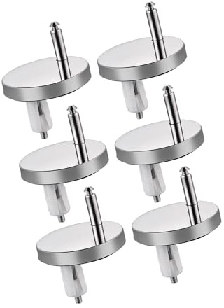 Fissaggio per cerniera del sedile del water a rilascio rapido Top Fix Nut Viti per WC Coperchio a vite Hardware per sedile WC Attacco per sedile WC Cerniera di montaggio a vite