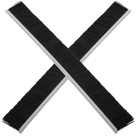 HOLIDYOYO Set da 2 Spazzole Guarnizione in Nylon per Coperchio Cassetta Postale, Striscia di Tenuta Antipolvere 30 Cm per Ufficio e Casa, Accessorio Pulizia Resistente e Facile da