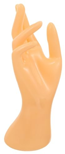 Zerodeko Damen Mannequin Hand Kunststoff Stabiler Schmuckhalter für Ringe Armbänder Schaufensterpuppenhand für Schmuckpräsentation