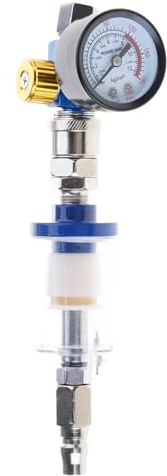 Separador de aceite y agua, filtro de aire, regulador de presión para pulverizador con medidor de presión herramienta neumática