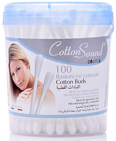 COTTON SOUND Tamponi 100 con steli di carta