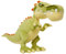 Gigantosaurus 97942-4L-6-PLY Plüschtier, 45 cm, Grün