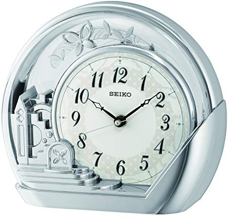 Seiko Tischuhr Pendel silber Kunststoff Pendel QXN232S