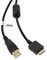 vhbw USB Datenkabel (Typ A auf MP3 Player) Ladekabel kompatibel mit Sony Walkman NWZ-S615, NWZ-S615F MP3 Player - schwarz, 150cm