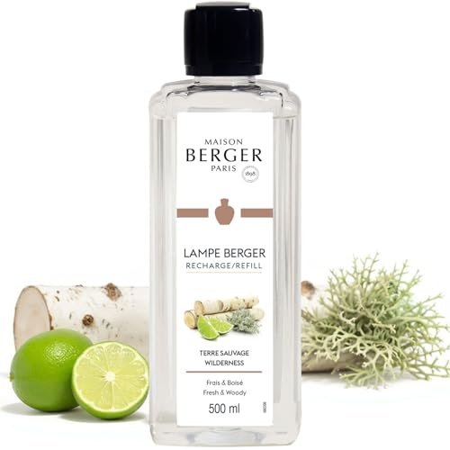 MAISON BERGER Lampe Berger Nachfüllung Unberührte Landschaft, 500 ml | Nachfüllung Unberührte Landschaft 500 ml für Lampe Berger Katalyse-Duftlampe, ca. 80 h, hilft Gerüche zu neutralisieren