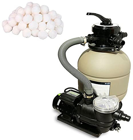 Depuradora de Arena 6400L/h con Bolsa de Bolas filtrantes 700g