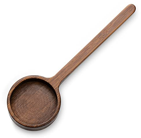 Bamboo Coffee Scoop Long Handle 10g Measuring Scoop for Deep Jars and Containers
