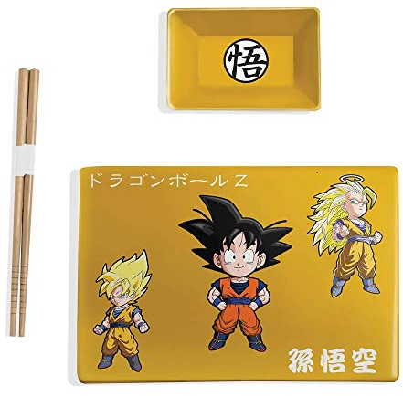 Just Funky Dragon Ball Z Chibi - Juego de sushi con palillos