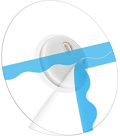 funpatch Freestyle Libre 3 sensorskydd vattentät Libre 3 självhäftande lappar transparent film tejp allergivänlig och latexfri 14 dagar vistelse utan lim i mitten, 55 stycken