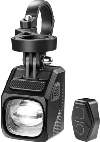 Magicshine LED-strålkastare vit EVO 1700 svart USB-C med fjärrkontroll