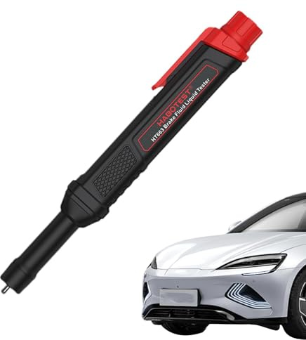 Tester liquido freni, tester di umidità del liquido dei freni - Penna di misurazione del liquido dei freni, analizzatore di umidità 'olio portatile con retroilluminazione a 3 colori per