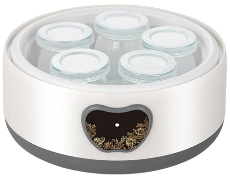 Yaourtière, Incubateur Numérique Automatique à Température et Durée Réglables, Yogurt Maker Récipient en Acier Inoxydable pour Yaourt, Fromagerie