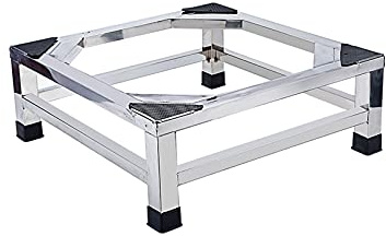 Waschmaschinensockel, Hochleistungs-Kühlschrankhalterung Mit 4 Beinen, Höhe 15 Cm/20 Cm, Universeller Kühlschrank-Gefrierschrank-Ständersockel Für Trockner, Eismaschine, C, H: 15 Cm, 50 X 50 Cm