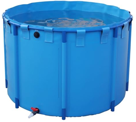 LZMZMQ Frame Pool/Schwimmbecken Pools Große Runde Aufstellpools, Leichtes Outdoor-Relax-Pool Mit Rahmen Und Stütze, Ultragroßes Indoor-Farming-/Kinderpool, Salzwasserpool(8X0.8M/40100L/10593GAL)