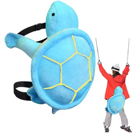 Turtle Butt Pad Snowboarding, Soft Hip Butt Pads, Snowboard Knee Pads, Anti-Fall Turtle Cushion for Skating, Snowboarding, Turtle Hip Protection Equipment for Children