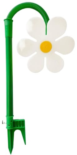 Lawnrden Tanzender Gänseblümchen-Sprinkler, Crazy Daisy Sprinkler-Sonnenblume für den Garten, 360° drehbar, Garten, große Abdeckung, tanzendes, bewegliches Blumenbewässerungssystem