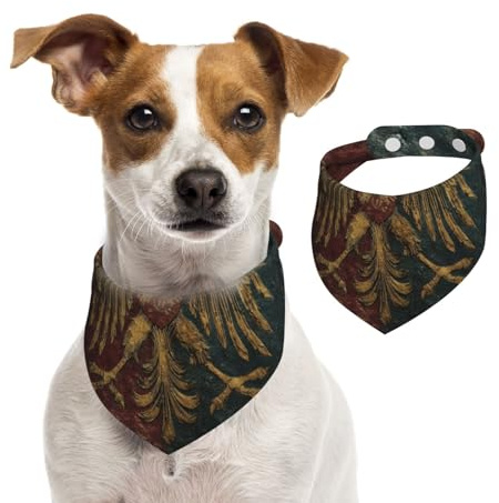 Coat Of Arms Of Germany Hundehalstücher aus Baumwolle, wendbar, verstellbar, für kleine und große Hunde, für Geburtstag, Hochzeit, doppelseitiger Druck