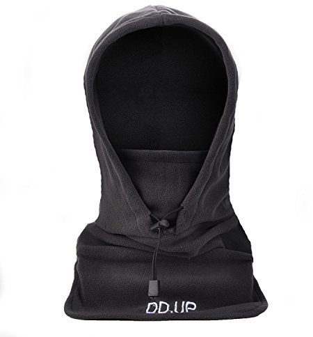 DD.UP MZ Balaclava Windproof Ski Mask Thermal Hood Heavyweight Winter Warm Motocycle Face Cover Hat for Mens Unise Gray
