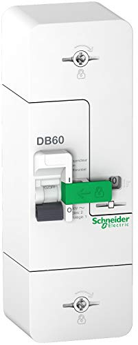 Schneider Electric - Resi9 DB60 - Disjoncteur Branchement - 1P+N - 60A fixe - non différentiel - R9FN660