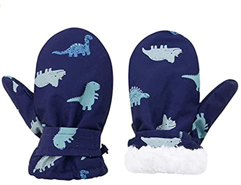 Skihandschuhe Mädchen Wasserdicht Verdickt Winterzeit Handschuhe Thermohandschuhe Warme Handschuhe Skihandschuhe für Kinder Jungen Mädchen Winddicht Fäustlinge für Skifahren Wandern Radfahren Winter