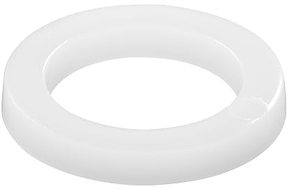 Ck-türbeschläge Kunststoff-Montageringe 10,2 mm x 15,0 mm ohne Abriebspuren für Zimmertüren 6 x 1 mm & 6 x 2 mm, 12 Stück