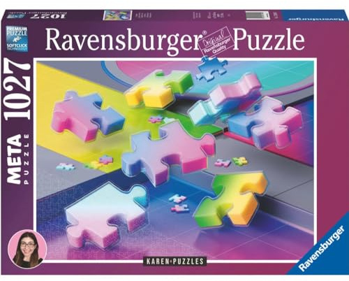 Ravensburger Puzzle 2D 1027 elementów: Gradientowa kaskada, Stary Design