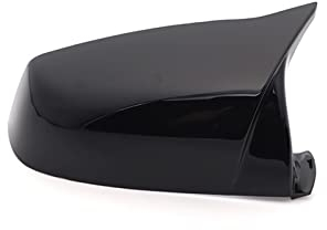 Spiegelkappen Carbon Look Für 5 6 7 Serie F01 F02 F03 F04 F06 F07 F10 F11 F12 F13 Auto Ersatz Spiegel Abdeckung Außenspiegelkappe (Farbe : 1pc Right Side Black)