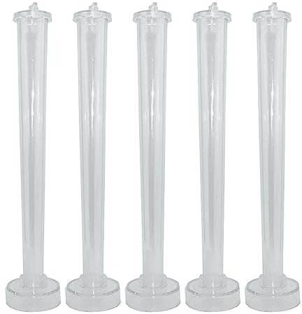 Kerze Formen,Seife Form, 5 x Kerzenformen, Kerzenformen for die Herstellung von Kerzen, klassische hohe konische Form