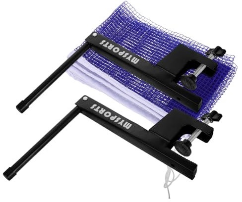 Supvox Tischtennisnetz Und Pfosten-Set Einsetzbares Faltbares Netz Für Innen Und Außenbereich Mit Stabiler Ballrückhaltung Und Einfacher Installation