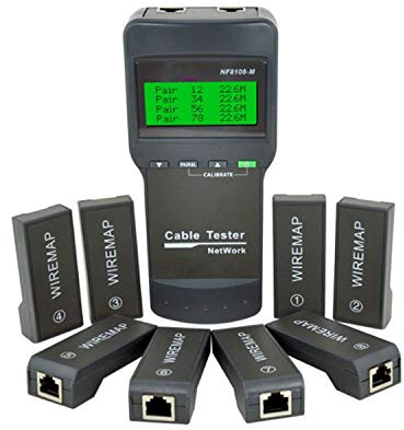 Cavo LAN NF8108-M Digital Network tester del tester RJ45 5E, 6E coassiale strumento cavo